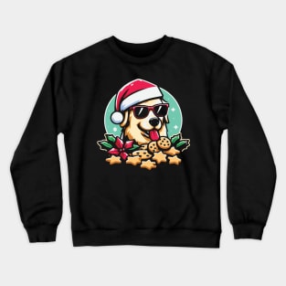Christmas Cookie Dog Crewneck Sweatshirt
